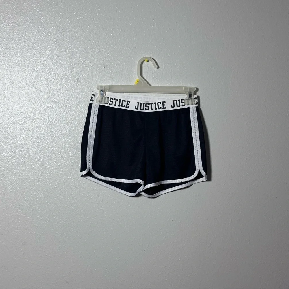 Justice Kids Girls Casual‎ Black Elastic Waist Shorts size 12.